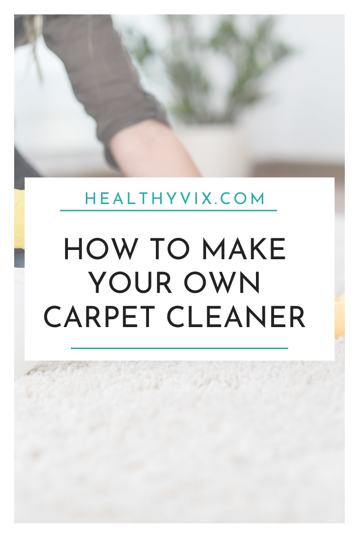 How to make your own carpet cleaner